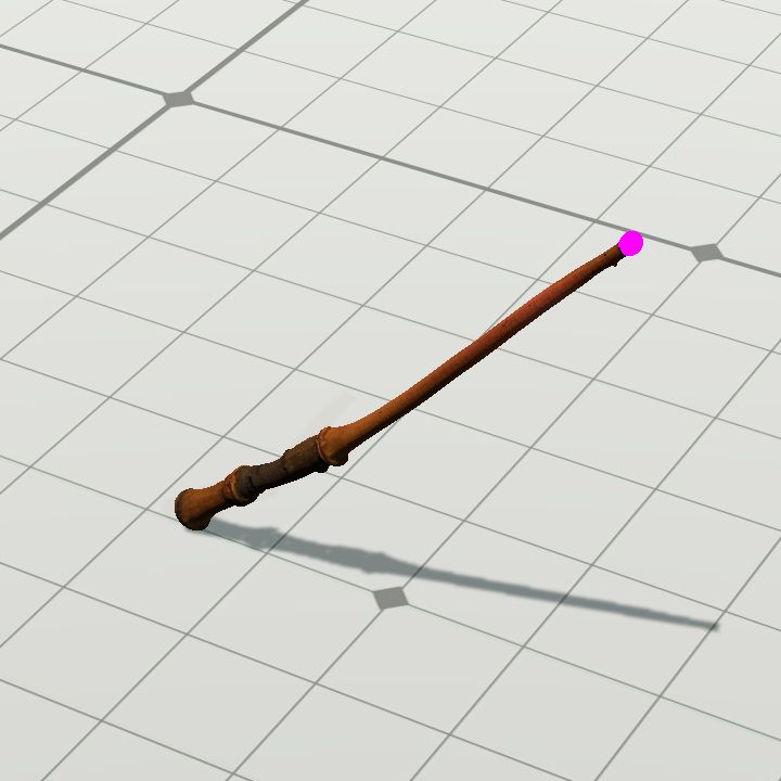 Magic wand glowing  pink