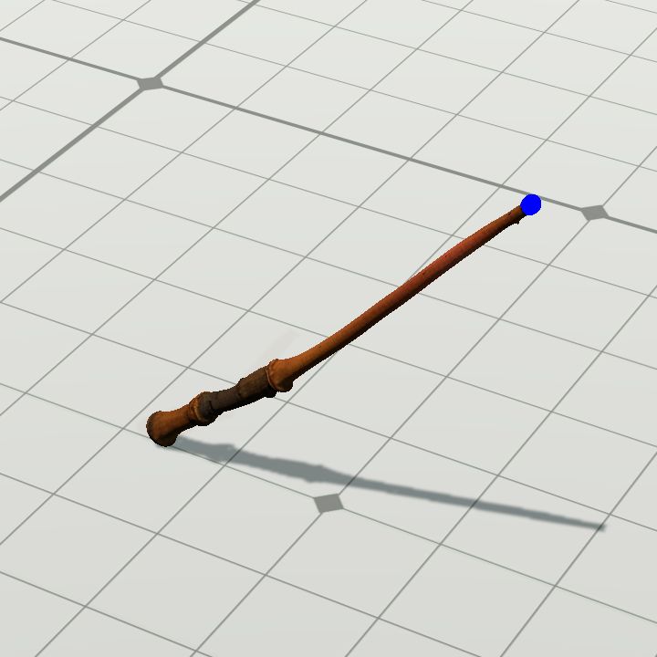 Magic wand glowing  purple