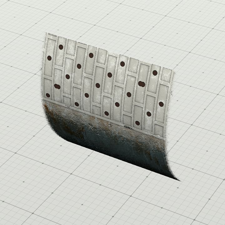 Concrete Metro tunnel wall
