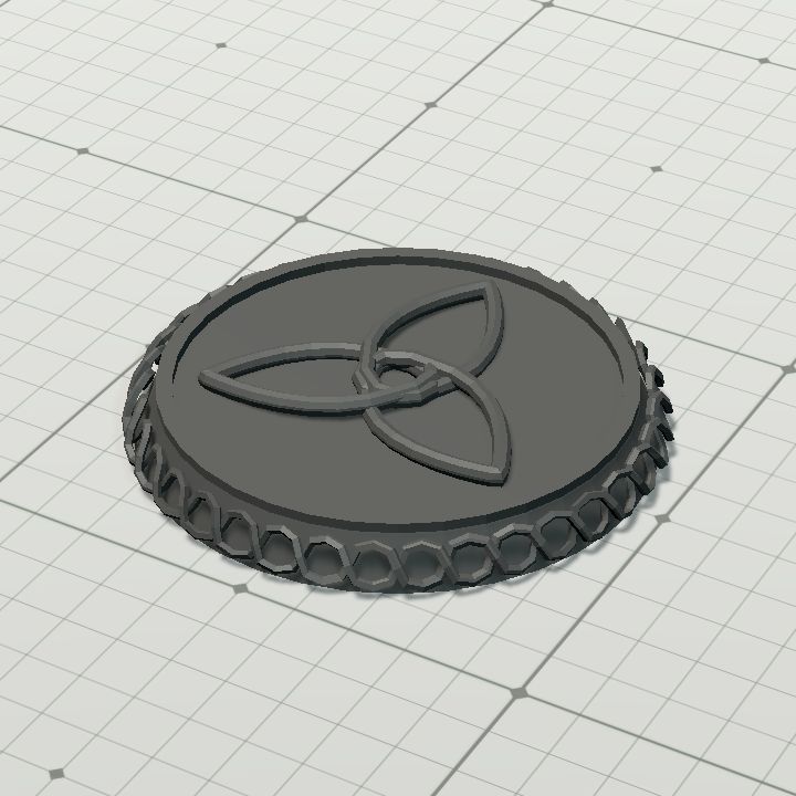 TB02M IC's Celtic Token, Triquetra 1x1