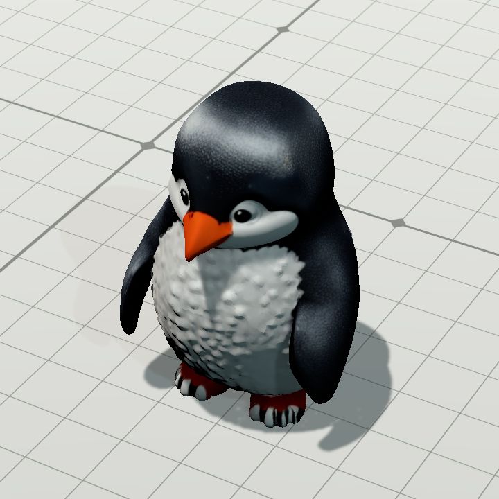 Penguin plushie 1