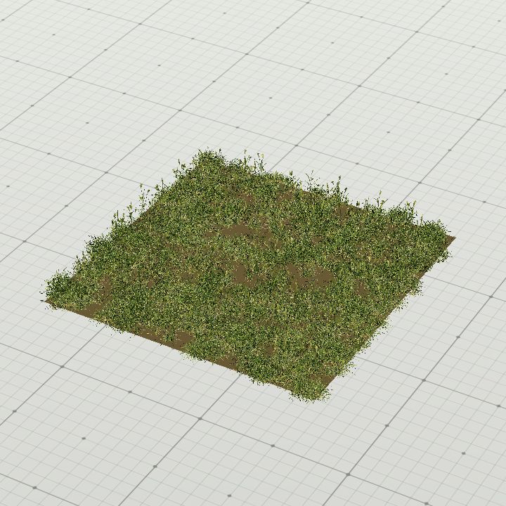 Grass clump base 2