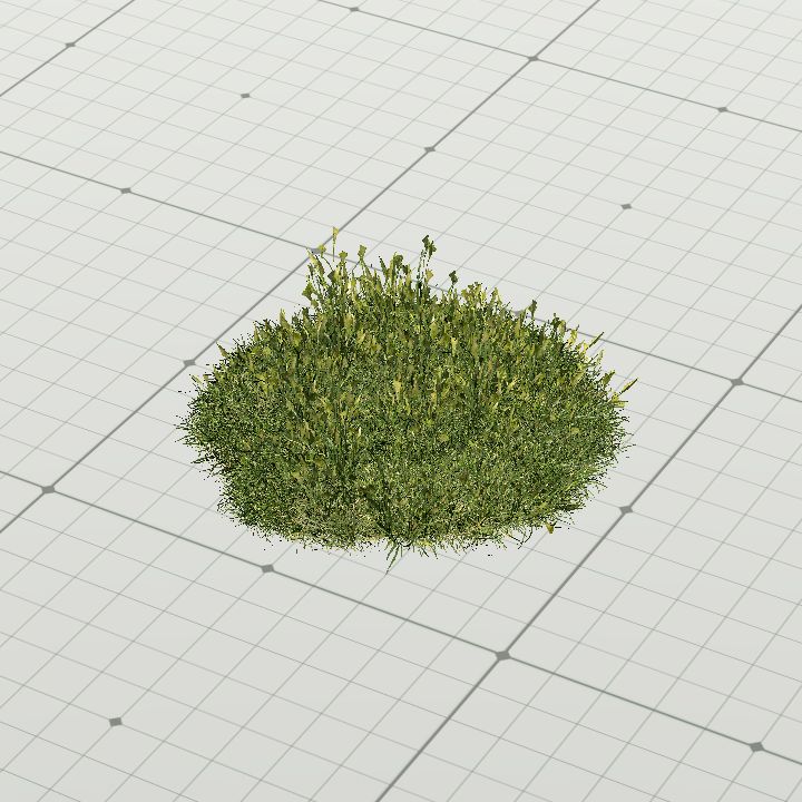Grass clump round