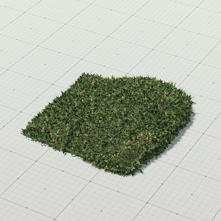 Grass 3 - mound small 3 - green