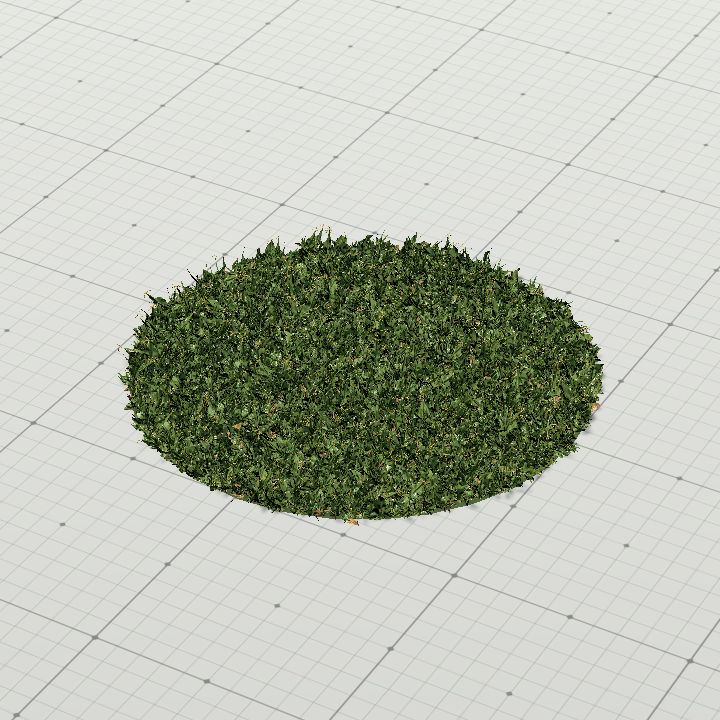 Grass 3 - round - green
