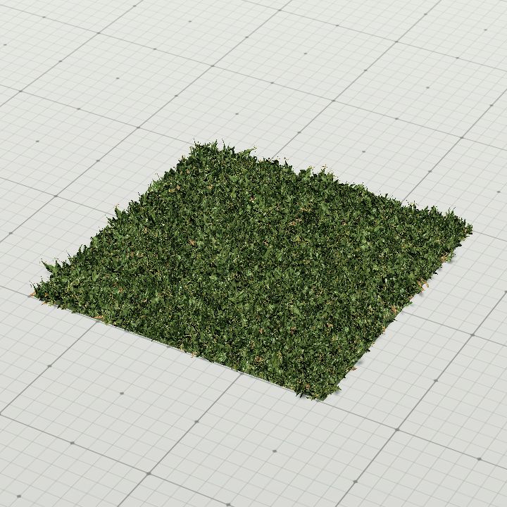 Grass 3 - square - green