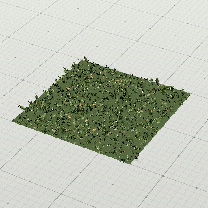Grass 3 - square patchiest - green