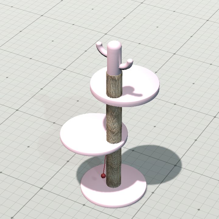 Cat tree - pink