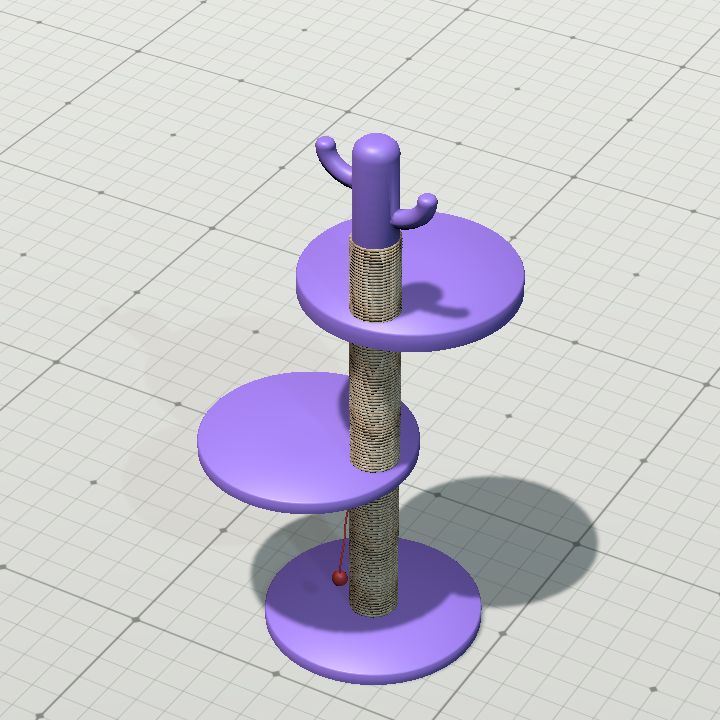 Cat tree - purple