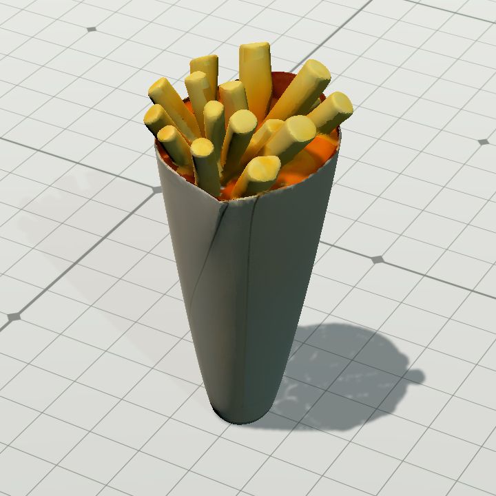 Fries paper cone 1