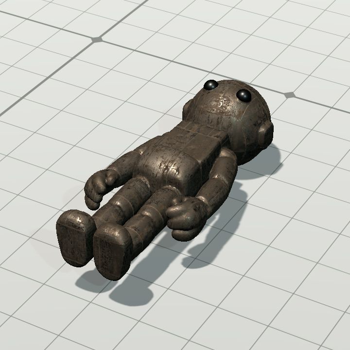 Doll or robot - lying