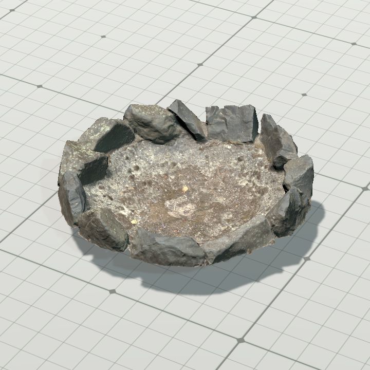 Stone fire pit