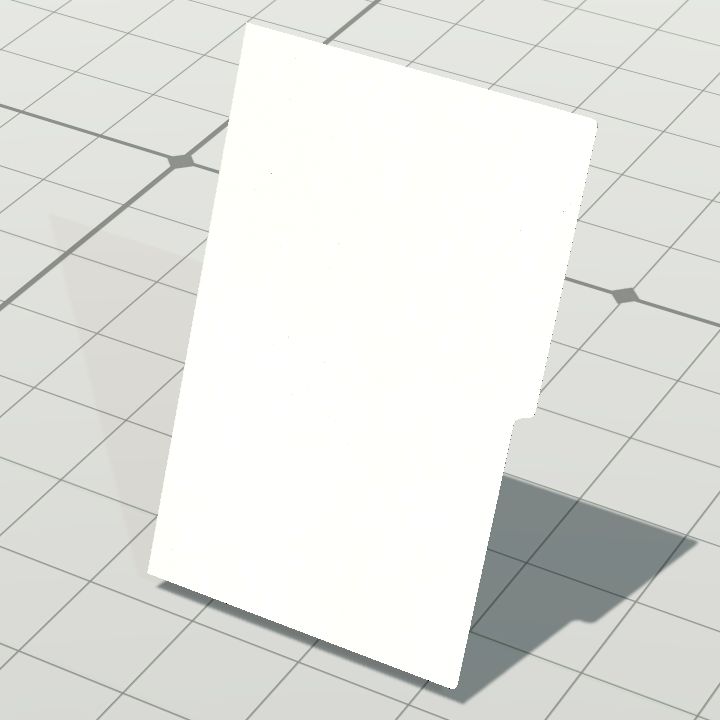 Document folder - leaning