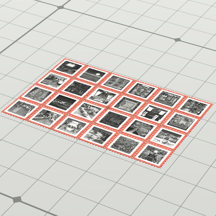 Stamp - 24 book - maps
