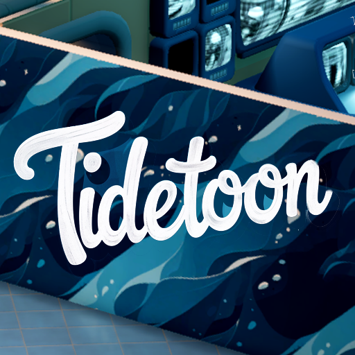 Tidetoon Blue Wallpaper