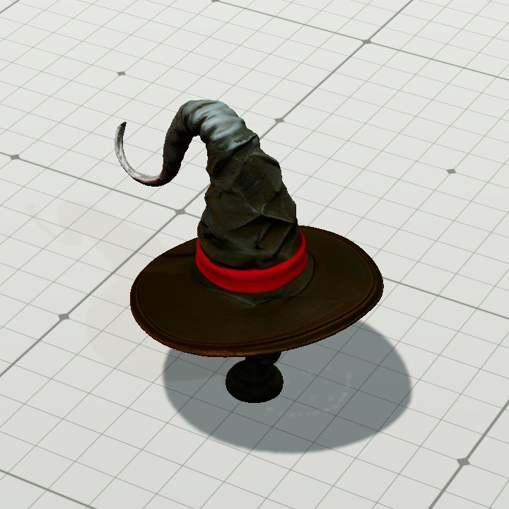 Wizard hat on stand