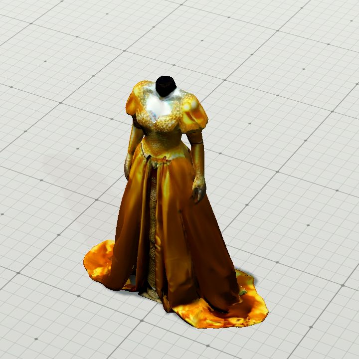 Dress - gold 1