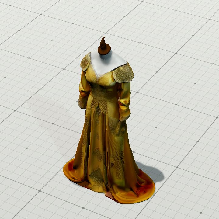 Dress - gold 2