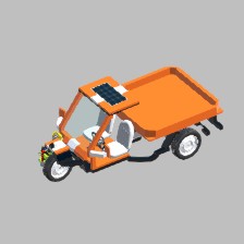 Electric Three-Wheel Cargo Truck