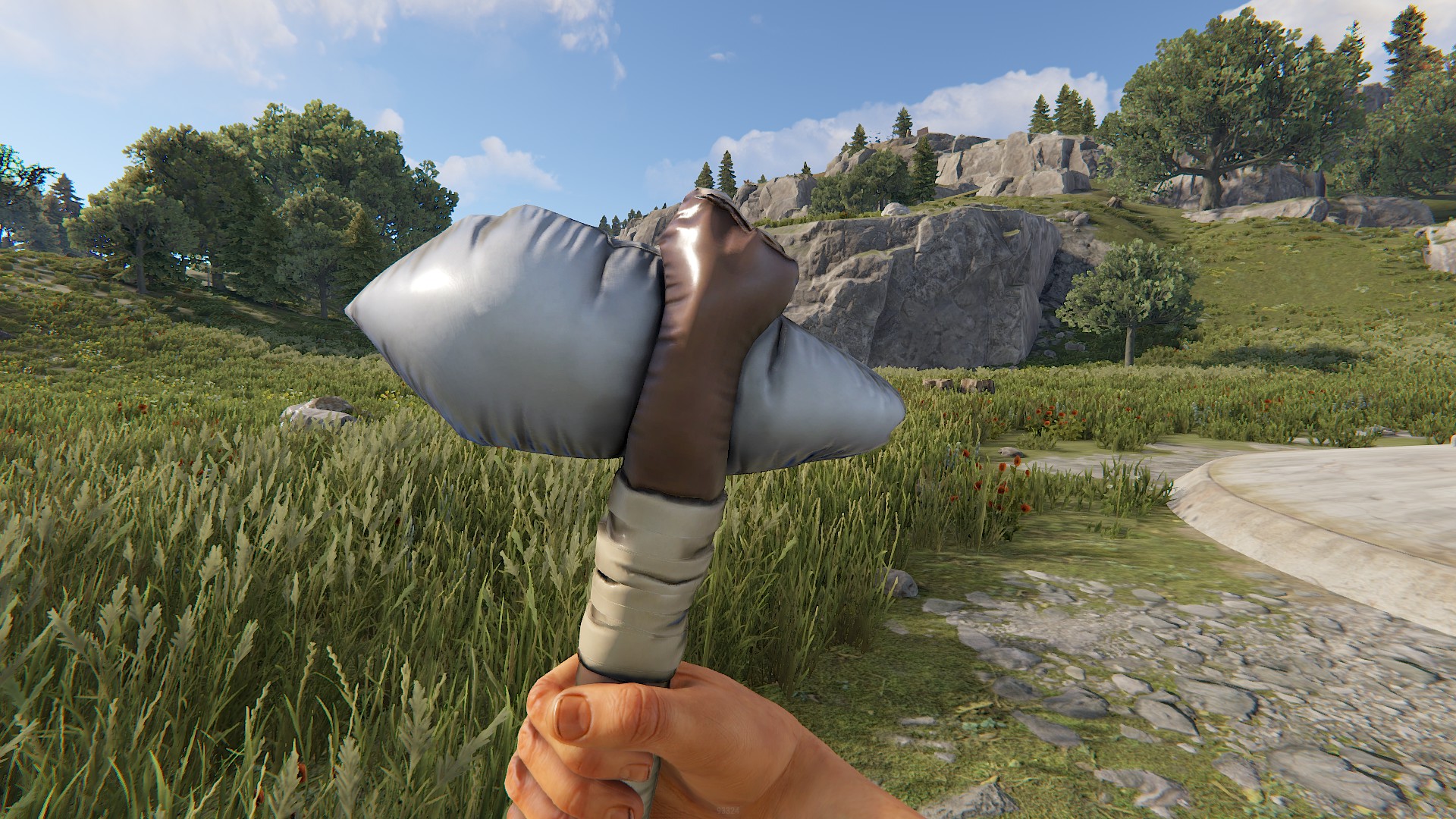 Inflatable Stone Hatchet