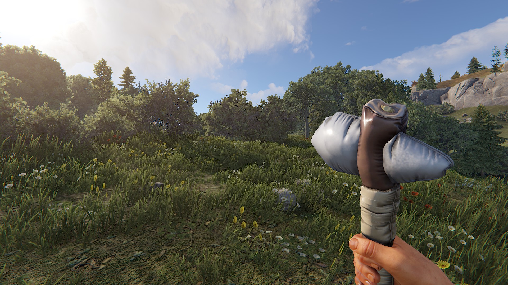 Inflatable Stone Hatchet