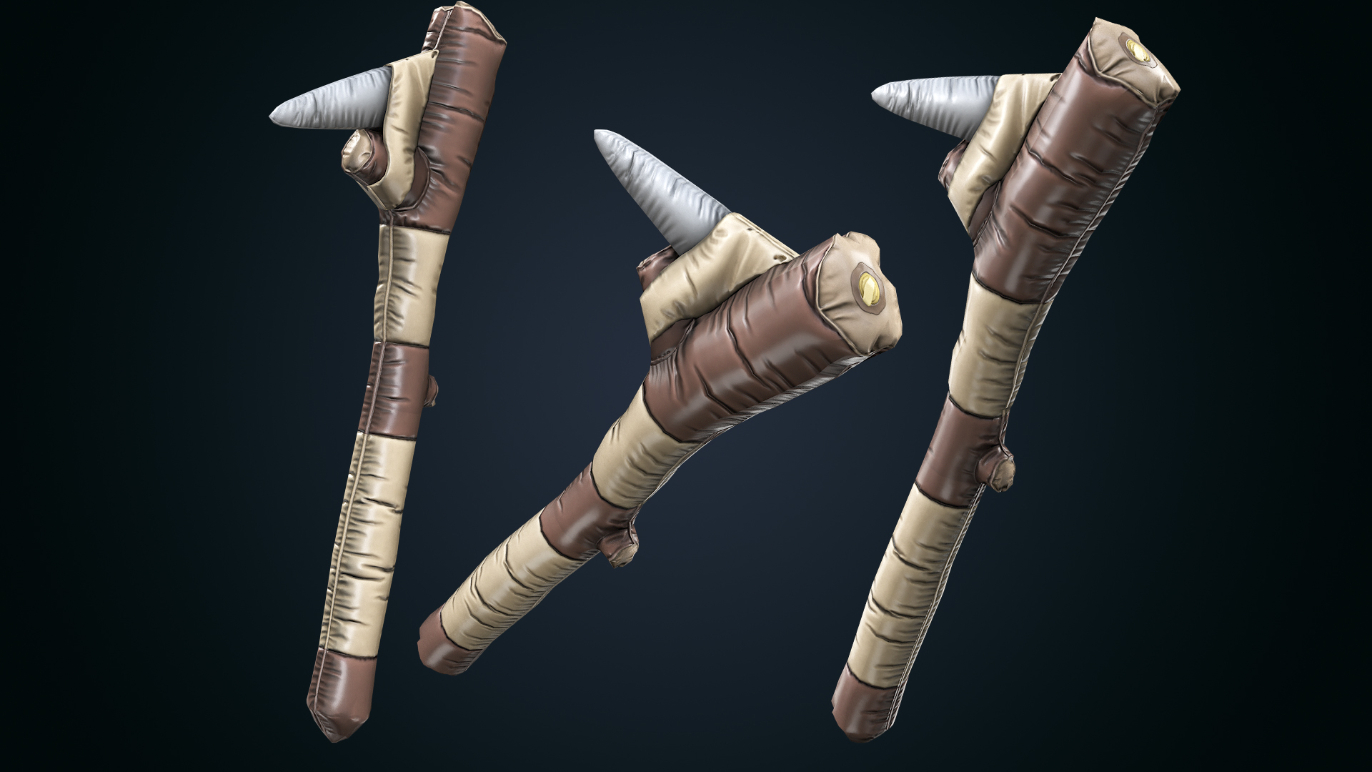 Inflatable Stone Pickaxe