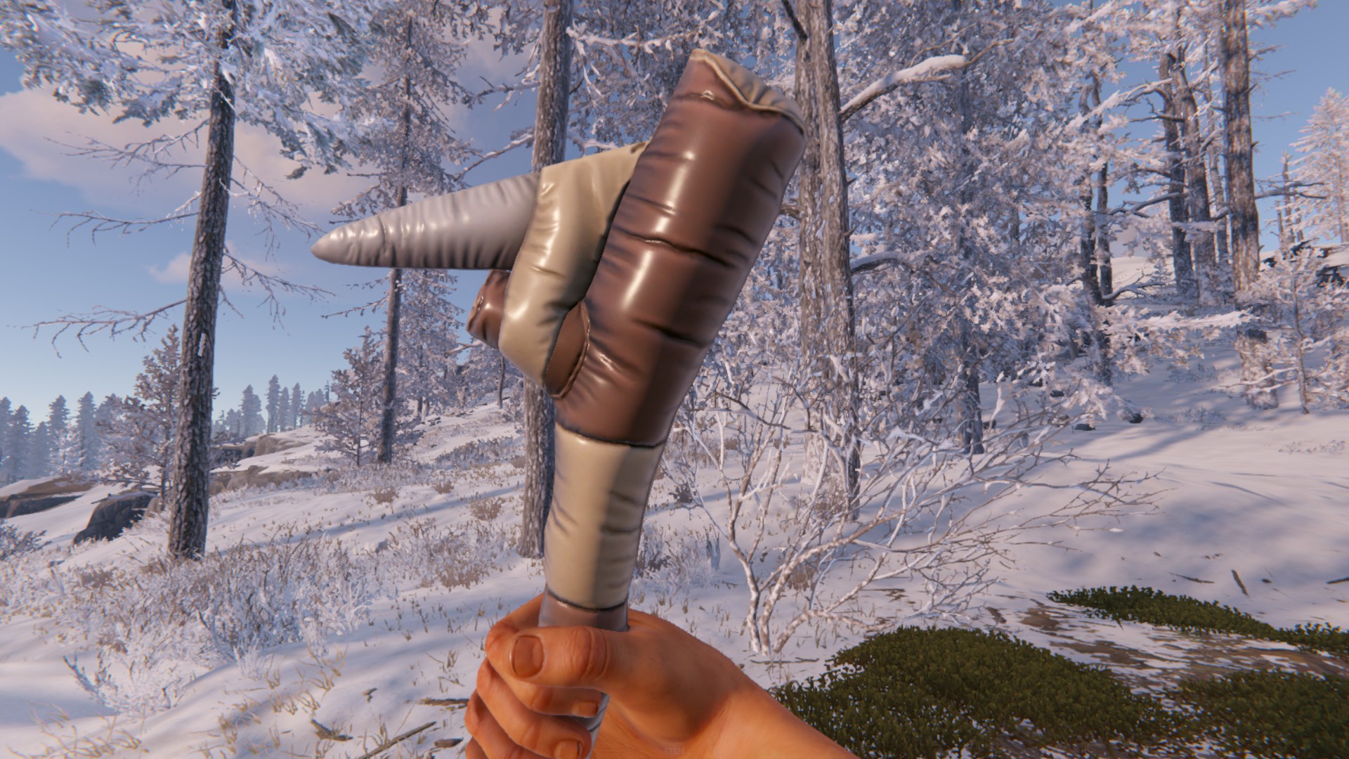 Inflatable Stone Pickaxe