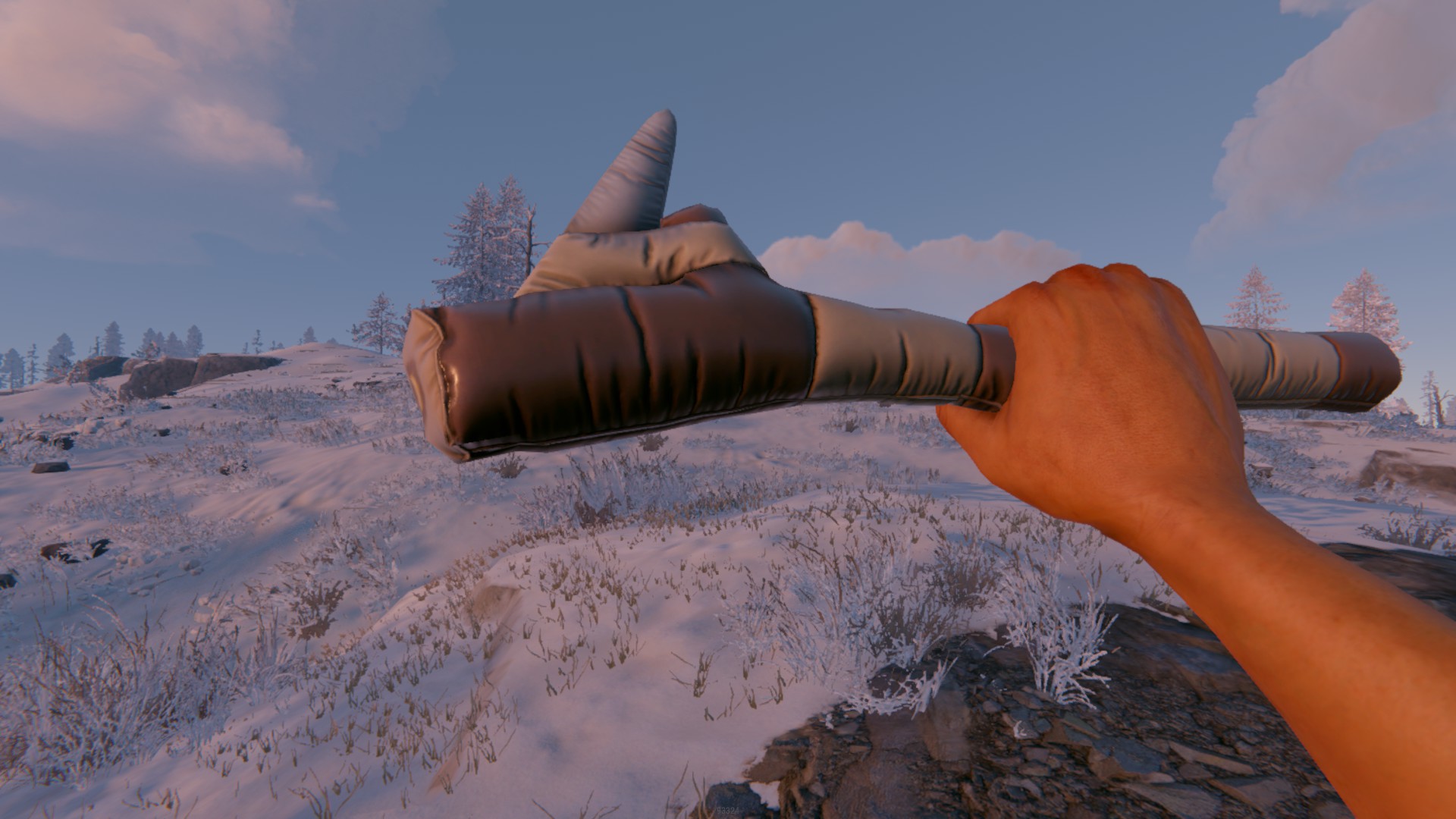 Inflatable Stone Pickaxe