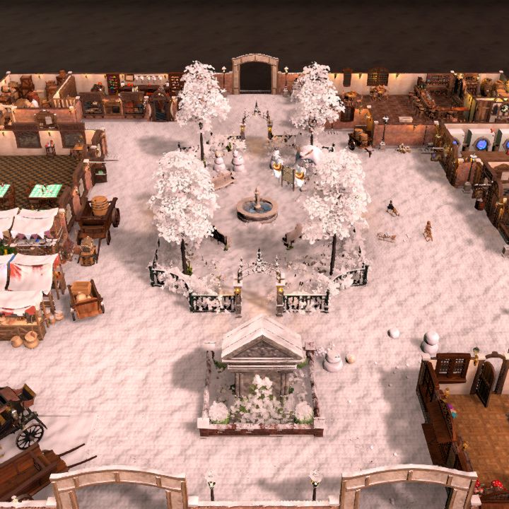 Anniversary map - Arfur Square, Winter
