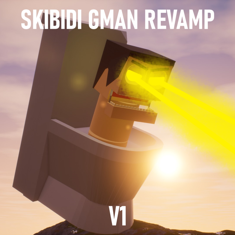 (1.7+) G-Man Skibidi Toilet V1 Revamp! Skibi