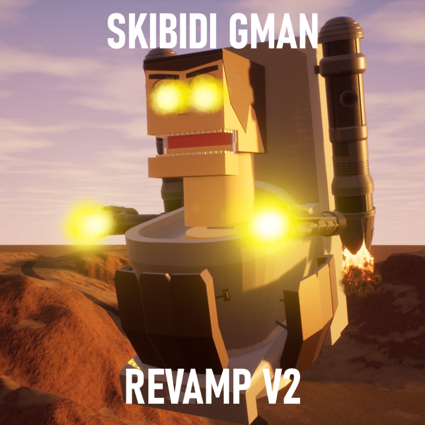 (1.7+) G-Man Skibidi Toilet V2 Revamp! Skibi