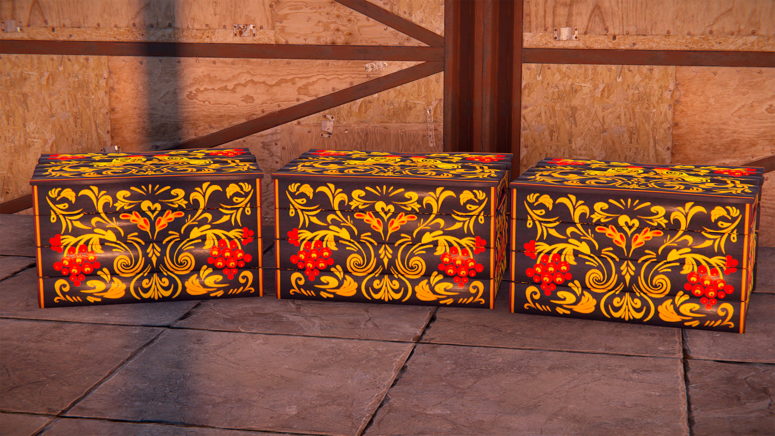 Khokhloma Small Box