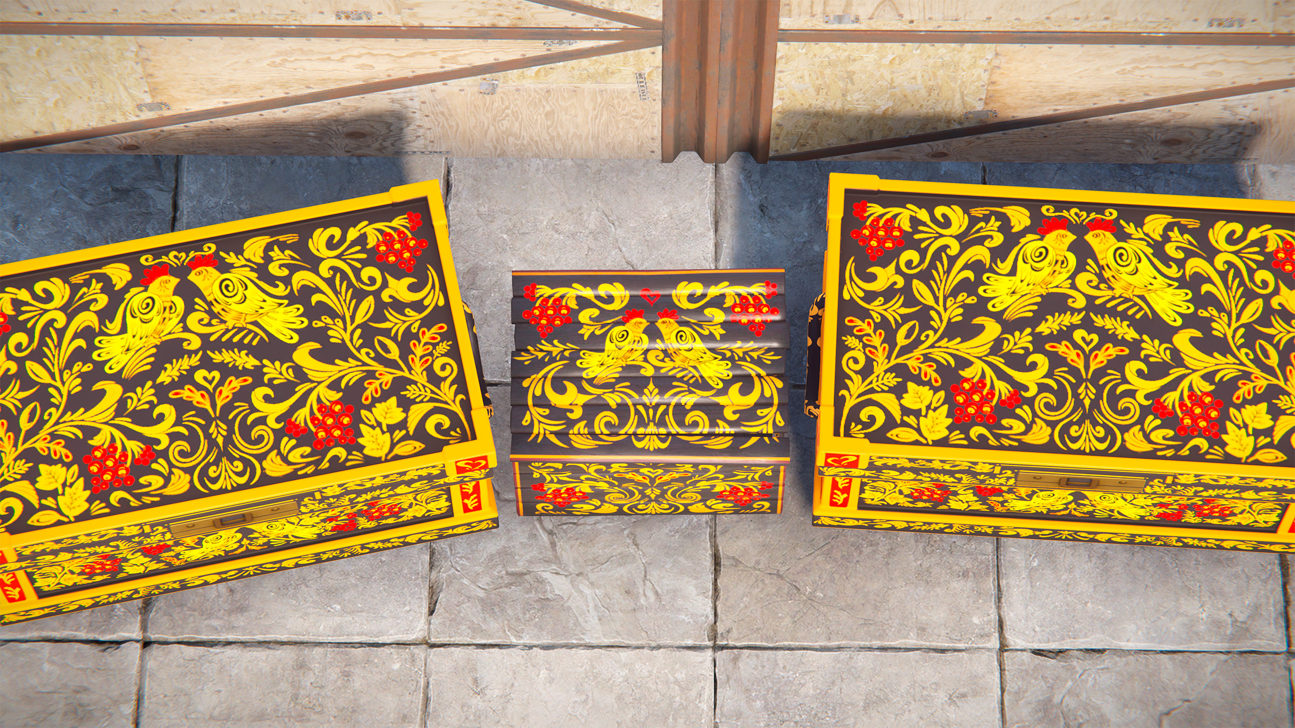 Khokhloma Small Box