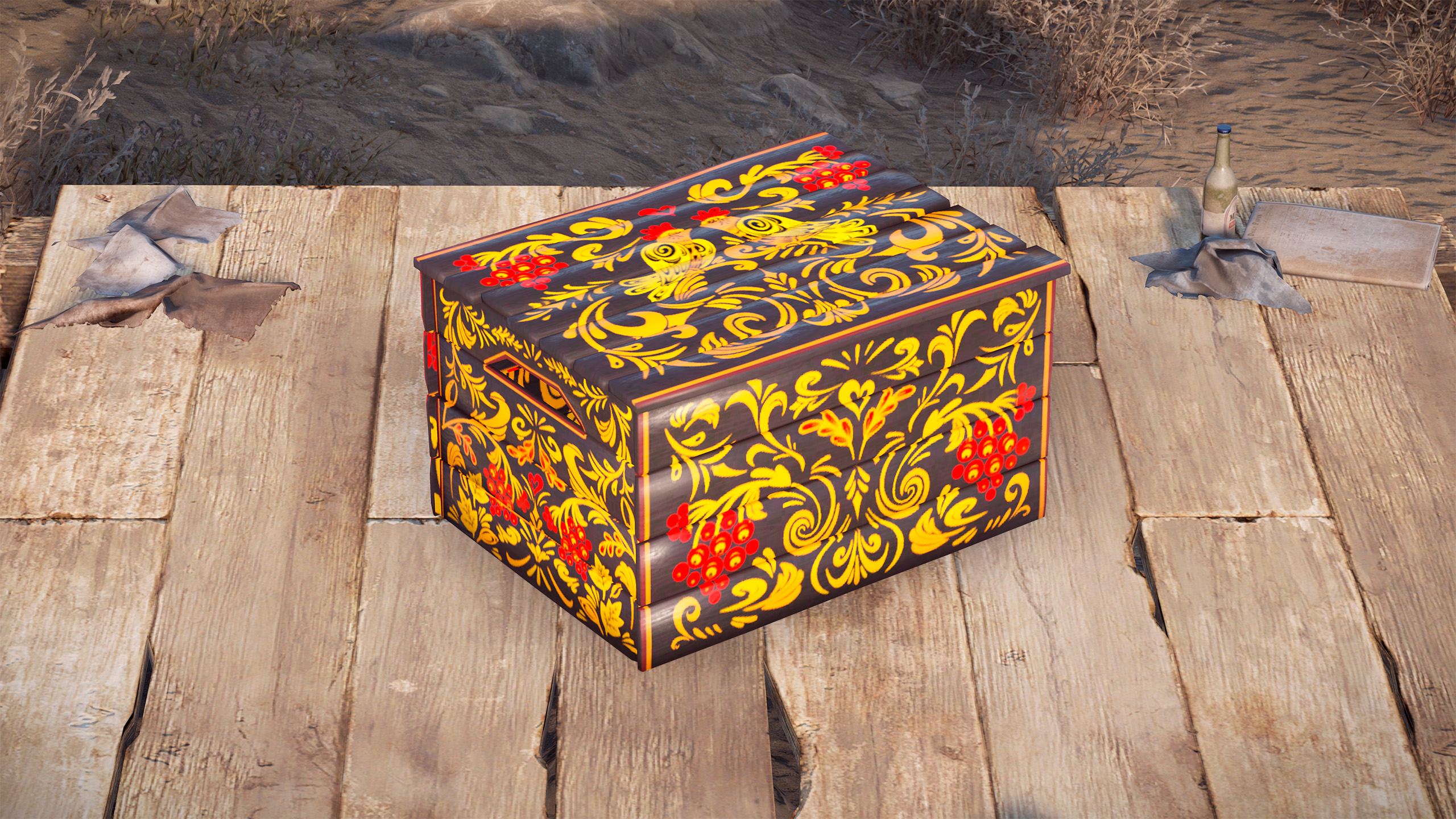 Khokhloma Small Box