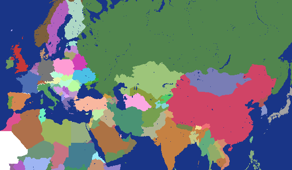 Ultimate Eurasia Map (+ Conflicts and Disputes)