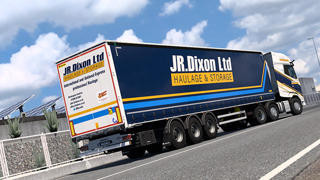 JR.Dixon Haulage - Curtain Side Trailer