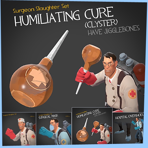 Humiliating cure (clyster)