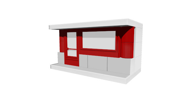 LEGO Classic: Town Plan 1211-2 Small House Set build B