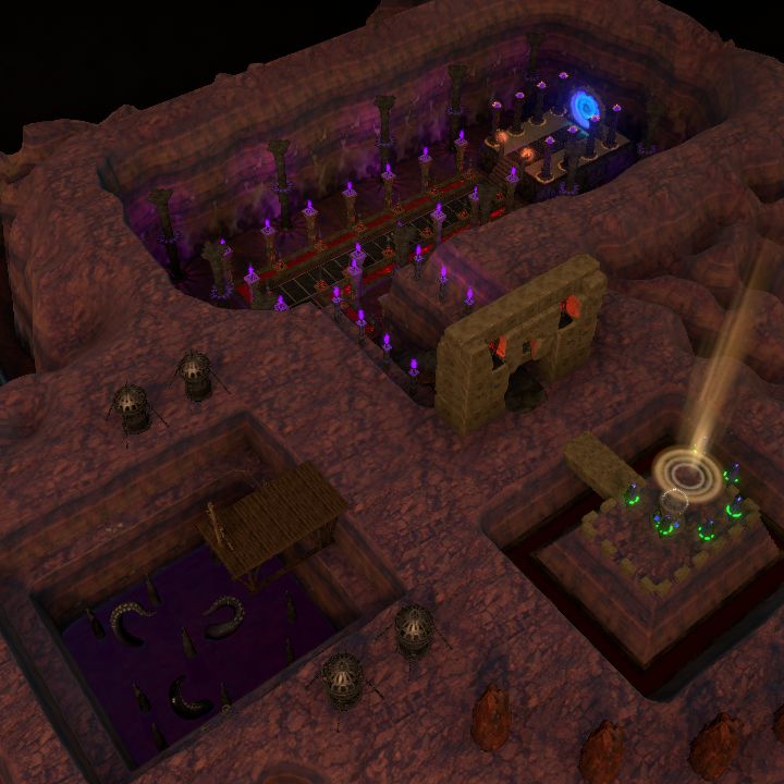 Stargate map with portals