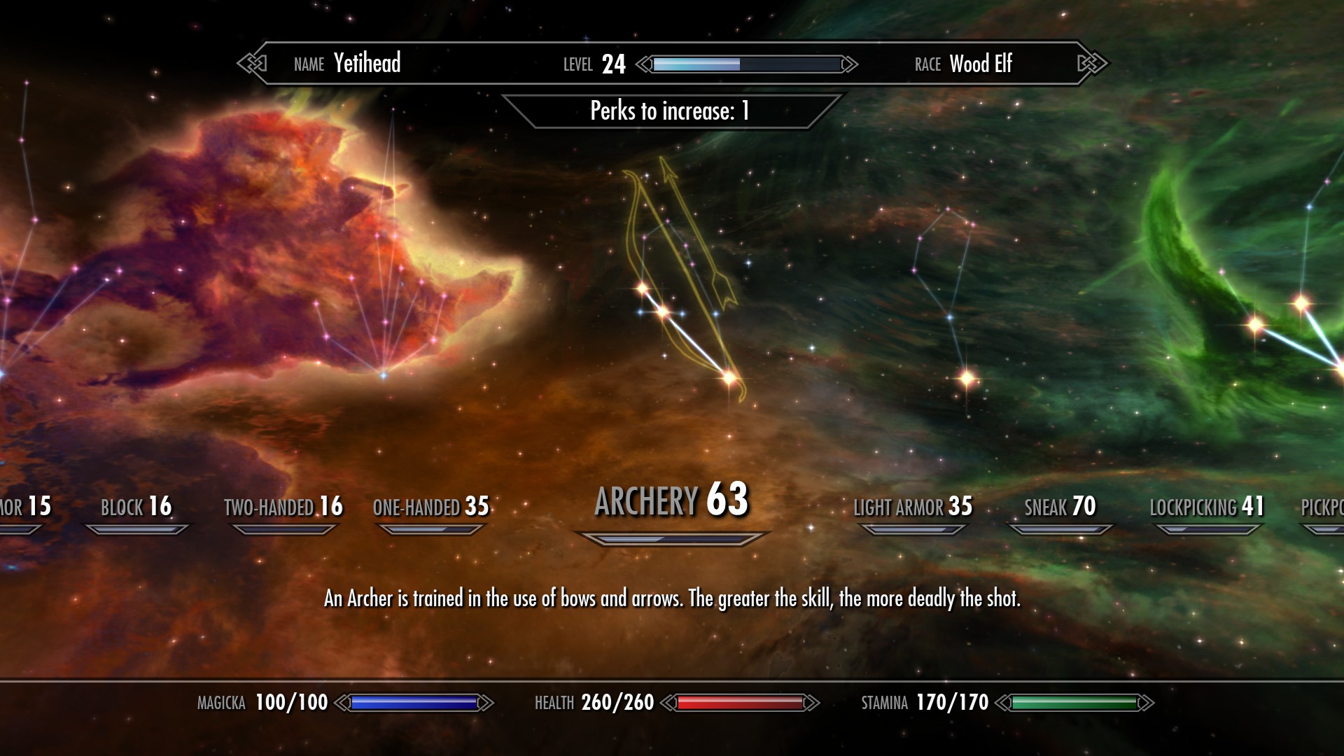 Yeti's Archery Skill Tree preview
