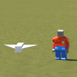Low Bricked Paper Airplane