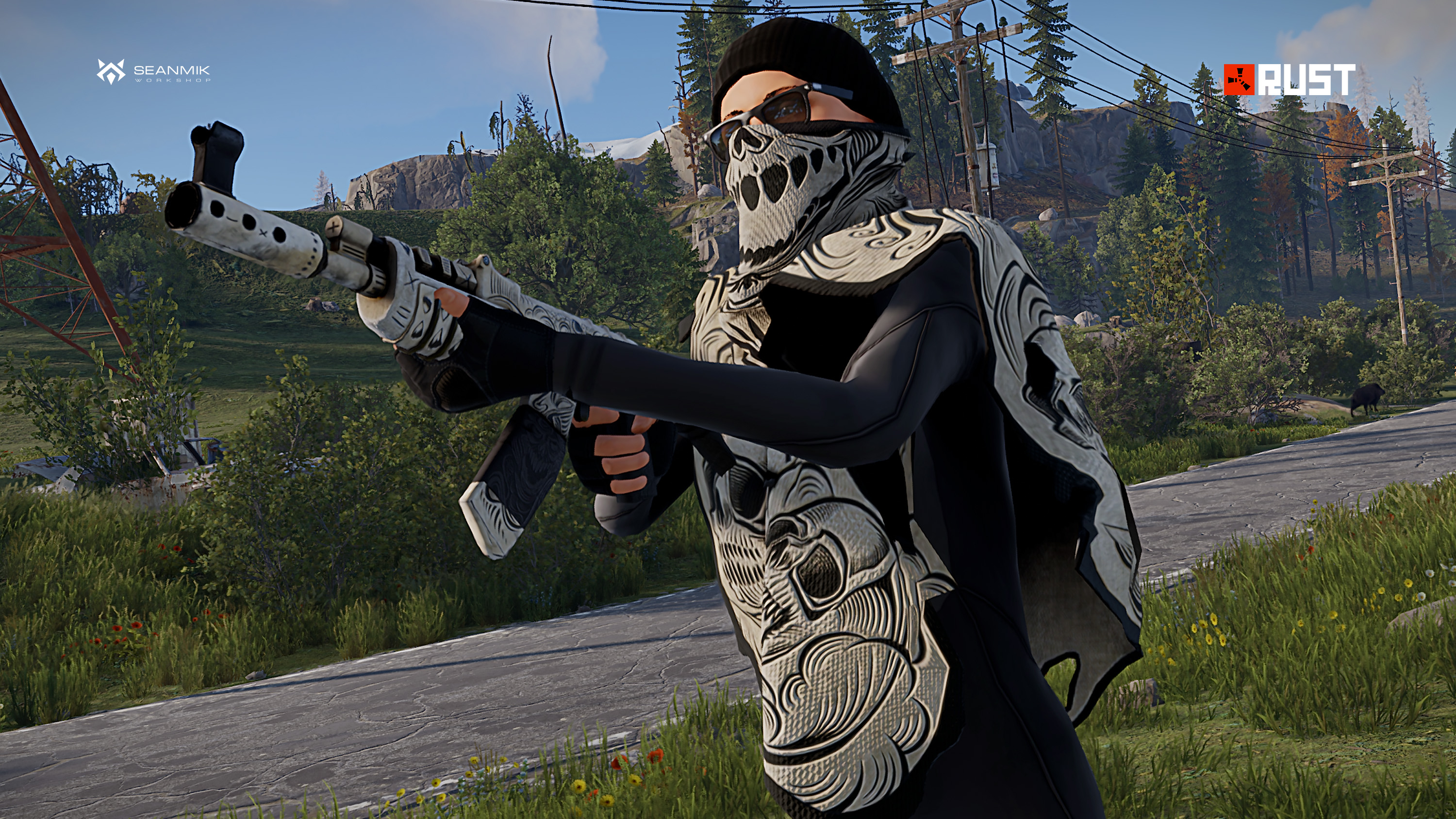 SkullForce Hide Poncho