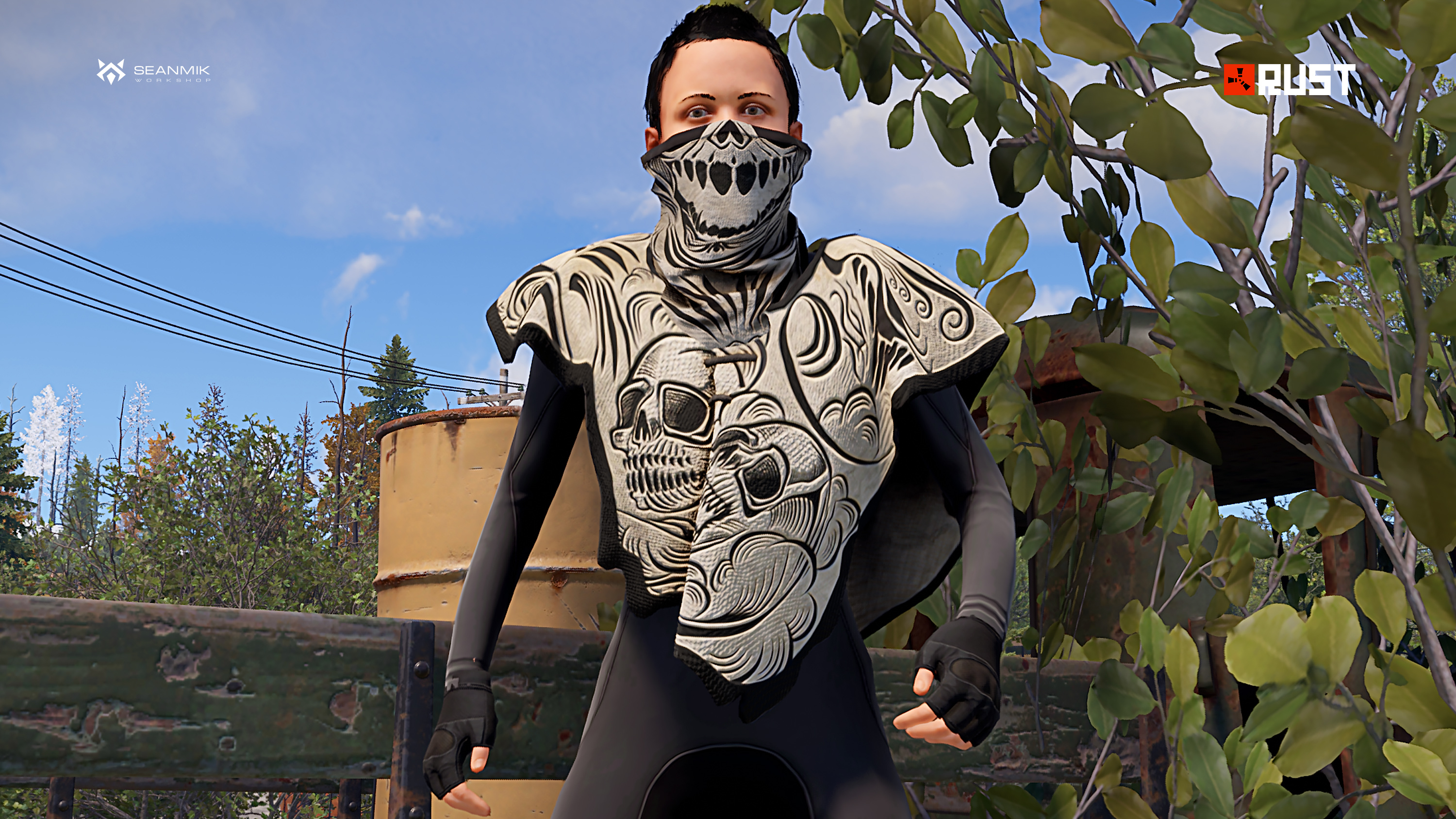 SkullForce Hide Poncho
