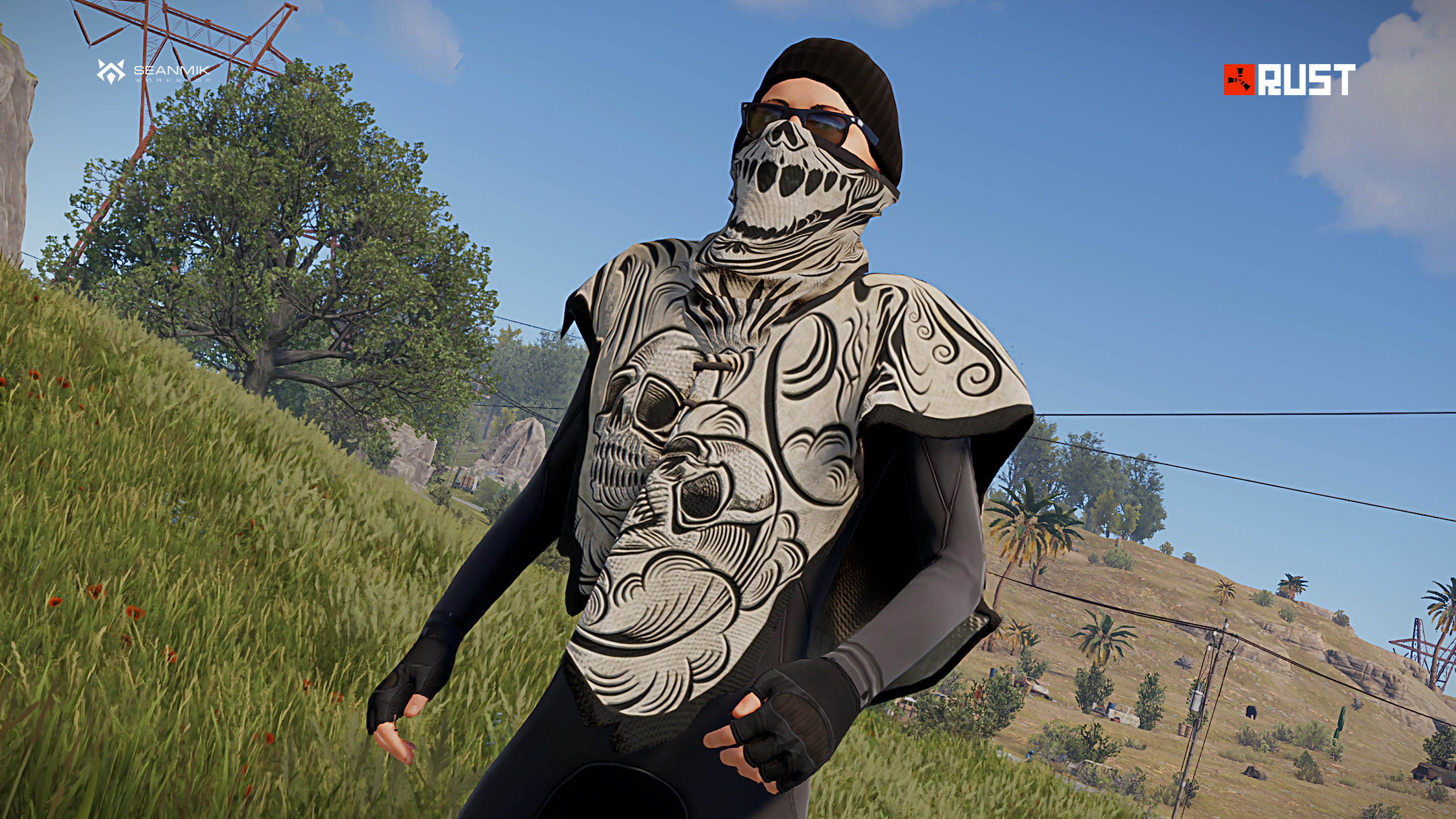 SkullForce Hide Poncho