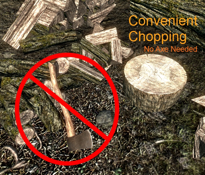 Convenient Chopping: No Axe Needed
