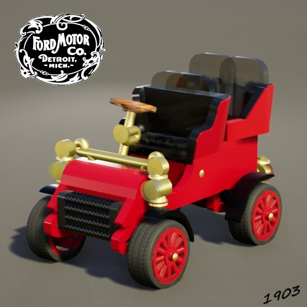 1903 Ford Model A w/ Rear Entry Tonneau