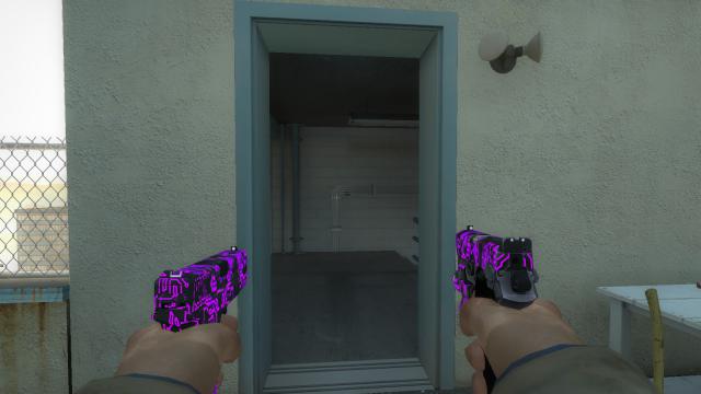 Tron Purple weapon skinpack preview