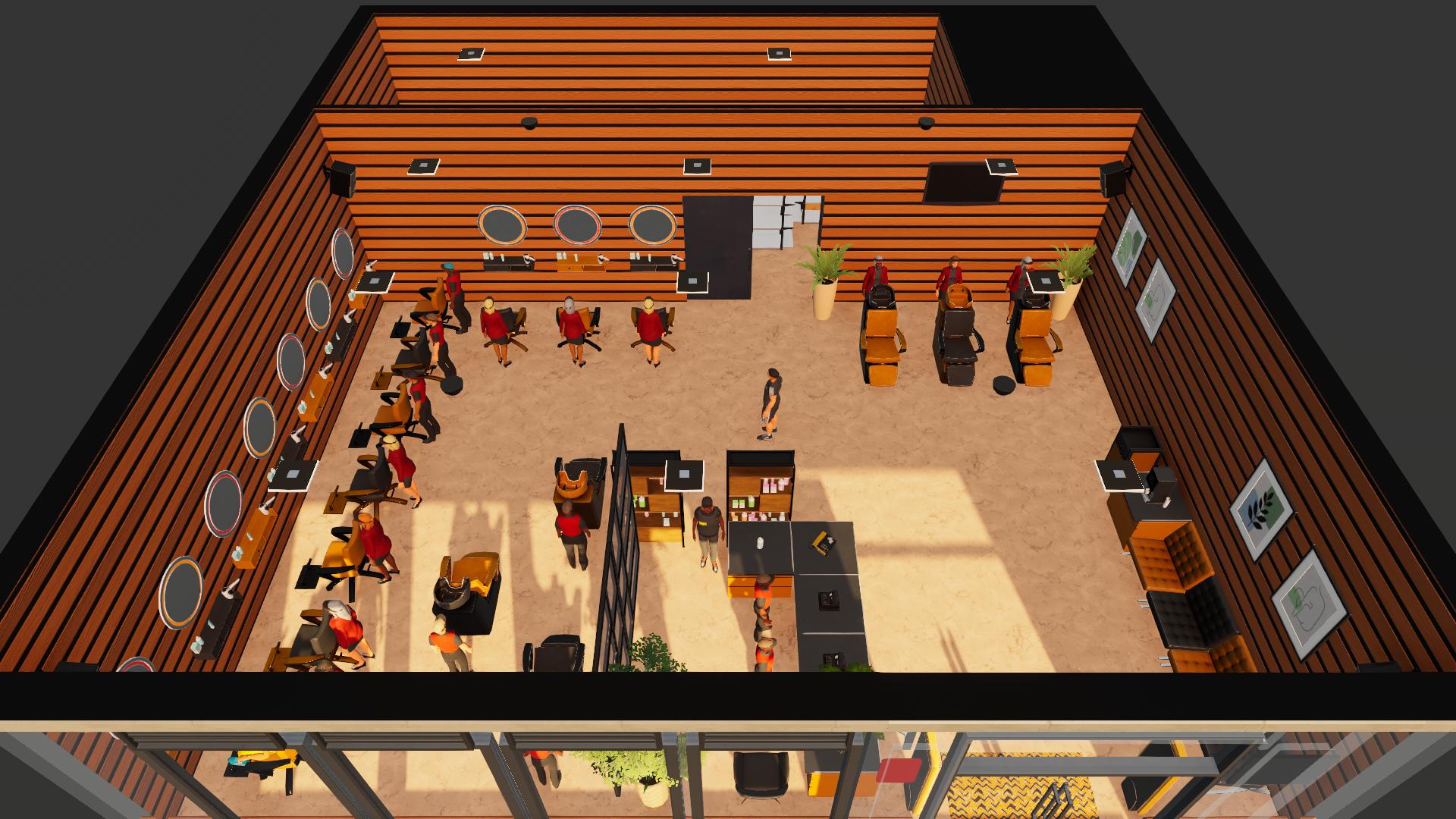 225m² C2 Friseur 10 Lagerreegale 100RB Secure 100%