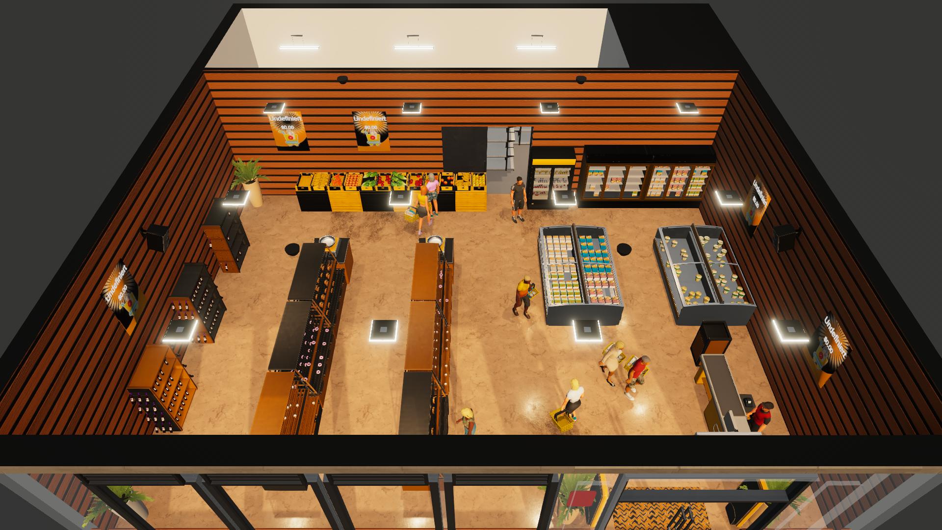225m² C2 Supermarkt 20 Lageregale 100RB