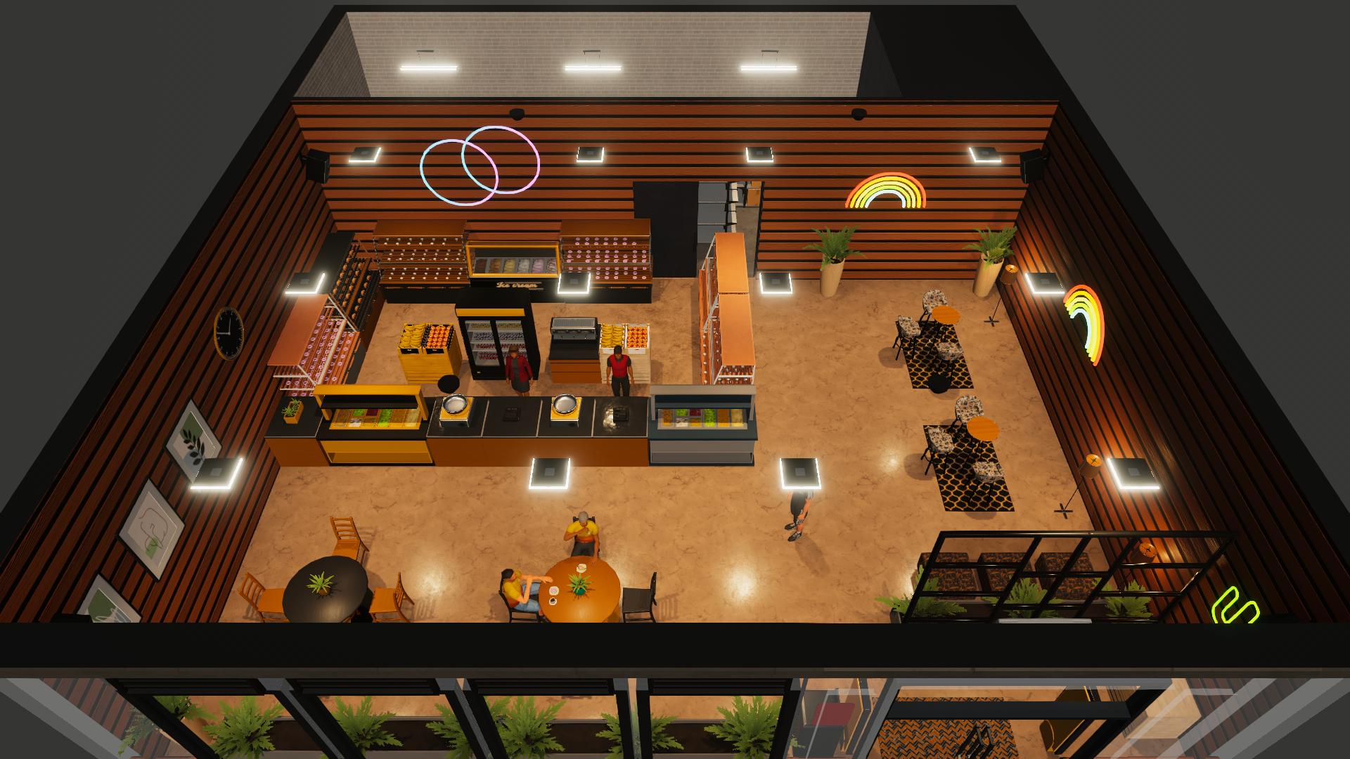225m² C2 Cafe 20 Lager 100 RB 100% Secure